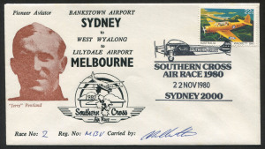 AUSTRALIA: Aerophilately & Flight Covers: 22 Nov.1980 (AAMC.1896) "Pentland" cover carried in the Southern Cross Air Race.