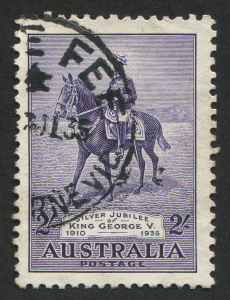 Australia: Other Pre-Decimals: 1935 (SG.158) 2/- KGV Jubilee VFU with July 1935 cds.