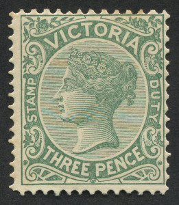 VICTORIA: 1899-1901 (SG.362) QV 3d slate-green fine mint, Cat. £40.