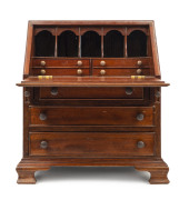 An apprentice bureau, mahogany, cedar, oak and pine, 20th century, ​31cm high, 28cm wide, 20cm deep - 2