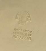 PICASSO "Joueur de Fl&ucirc;te et Ch&egrave;vre" pottery plaque, circa 1956, impressed stamp "Madoura Plein Feu, Empreinte Originale De Picasso", from an edition of 450, reference: Rami&eacute;, Alain. (1988) Picasso Catalogue of the edited ceramic works 1947-1971. Listed i - 2