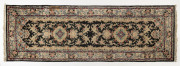 A Persian silk and cotton hand-woven runner rug, late 20th century, ​245 x 78cm