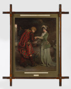 G. JOY (British), "Prince Charles Farewell To Flora MacDonald", chromolithograph, 19th century, in fine two tone timber frame, ​84 x 68cm overall