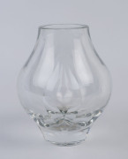 ST. LOUIS French crystal vase, 20th century, circular acid etched mark, ​20cm high, 17cm wide