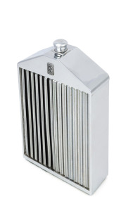 "ROLLS ROYCE" Classic Radiator Series Decanter in original black card box with gilt lettering, 20cm high