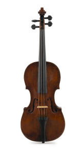 A SEVENTEENTH CENTURY TYROLEAN VIOLIN Austria, 1644, Of classic high-arched Tyrolean form with dark varnish. Labelled "Jacobus Stainer in Absam prope Oenipontum 1644", although most likely from the workshop of his apprentice, Matthias Albani [1621 - 1673