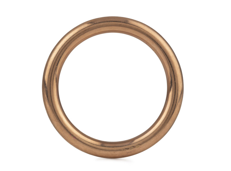 An antique 9ct rose gold bangle, early 20th century, stamped "9ct, 375", 8.5cm diameter, internal size 6.5cm, 35.5 grams