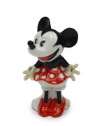 MICKEY & MINNIE MOUSE: ceramic figurines comprising Maw porcelain Minnie Mouse Toothbrush Holder (repaired), stamped with Copyright/Reg.No on base, Mickey Mouse serviette rings (3) and Minnie Mouse pencil holder all stamped 'MADE IN JAPAN', also Goebel fi