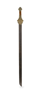 A Tibetan antique sword, 19th century, ​93cm long
