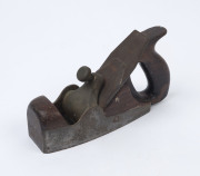 An antique wood plane with steel sole, blade stamped "NORRIS", 19th century, 19cm sole, 23cm long overall
