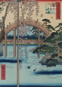 Three assorted framed pictures in ebonised frames, 20th century, ​the largest 51 x 21cm overall - 2