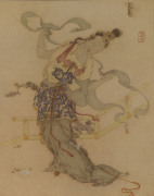 Four assorted pictures and prints, 20th century, the largest 39 x 39cm overall - 3