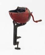 An American bench mount vegetable slicer by L. ANDERS, FRARY& CLARK, painted cast iron and steel, late 19th century, 37cm high