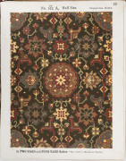 LINOLEUM SALESMAN'S SAMPLE CATALOGUE: circa 1885 loosely bound folio of sample "sections" (approx. 31 x 23cm) of designs by M.NAIRN & Co. of Kirkcaldy, Scotland. The folio was carried by "C.P. Schneider" of Albury, who has signed in manuscript in two plac - 3