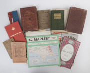 Collection of vintage and antique books, maps and ephemera