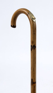 A horse measuring walking stick, 19th century, 95cm high