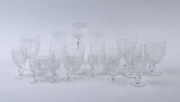 WATERFORD Irish crystal group of 19 assorted glasses, 20th century, ​the largest 19cm high