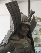 An impressive near life-size Japanese Samurai and horse statue, cast bronze, Meiji period early 20th century. Originally displayed just outside Nagoya, Honshu Island, Japan. Has been in Australia since the late 1940's and on display in a private residence - 3