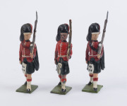 BRITAINS: - 54mm Hollow Cast Lead - Miscellaneous Group: c.1950s including Australians (11), U.S. Military Police (8), RAF Pilots (3), Royal Archers (13), Algerian Tirailleurs (8), Scottish Highlanders (3), etc; some figures with articulated arms. (50 ite - 2