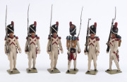 M.I.M.("Masterpieces in Miniature", Belgium): - Solid Cast Lead Figures - Napoleonic Wars Grenadiers: twelve marching figures, each carrying musket with fixed bayonet, all inscribed on base '107/1r Empire/Garde Imp/1812/3e Rgt/Grenadiers" and with M.I.M. - 2