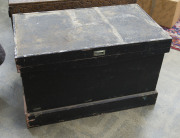A carpenter's antique toolbox, spectacularly fitted with compartments with fine mahogany veneer work, 19th century, 60cm high, 102cm wide, 56cm deep - 3