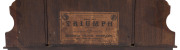 ANSONIA "Triumph" American 8 day time and strike movement, original paper label on the back, circa 1880, ​63cm high - 3