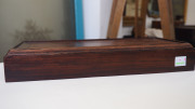 A Chinese carved hardwood stand, Qing Dynasty, early 19th century, ​5cm high, 31cm wide, 13.5cm deep - 6