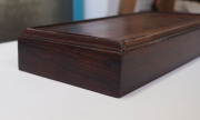 A Chinese carved hardwood stand, Qing Dynasty, early 19th century, ​5cm high, 31cm wide, 13.5cm deep - 7