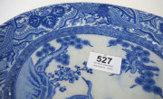 A Japanese blue and white porcelain oval dish with crane decoration, Edo Period, 19th century, ​28cm wide - 3