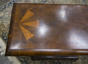 An Art Deco occasional table, walnut and maple veneer, circa 1930, 62cm high, 98cm wide, 52cm deep - 3