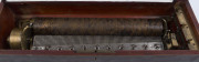 An antique Swiss music box in timber case, single barrel with six tune selection, 19th century, ​13cm high, 52cm wide, 17cm deep - 3