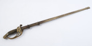 Prussian 1889 Infantry Degan in scabbard, ​97cm long - 3