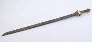 A Tibetan antique sword, 19th century, ​93cm long - 2