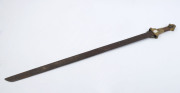 A Tibetan antique sword, 19th century, ​93cm long - 3