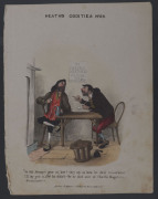 ETCHINGS & ENGRAVINGS: A collection of English satirical images by Cruikshank, Heath, and others; various sizes, mostly hand coloured. (18). - 9