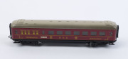 MARKLINS: - Boxed - Train Set: c.1955 Series DA 846/3 set comprising HO Scale 2-6-2 locomotive (#23014) and tender, DB 0-6-0 class locomotive (#89028), plus three passenger carriages, goods wagon and two oil tankers, (no track); box 43x29.5cm - 3