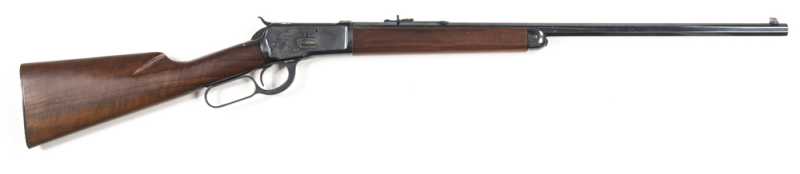 WINCHESTER MOD.1892 HALF MAG SPORTING RIFLE: 32 WCF; 7 shot mag; 24” octagonal barrel; f to g bore; standard sights; 2 line Winchester address & Cal markings; MODEL 1892 WINCHESTER & Patent dates to the tang; vg profiles & clear markings; rifle has a full