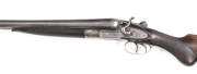 WALTER BETTS S.L.N.E. SxS HAMMER SHOTGUN, Grade O: 12G; 2¾" chambers; choked MOD & FULL; tight on the face; 30" barrels with machine cut rib inscribed WALTER BETTS MAKER 26 WHITTALL ST BIRMINGHAM ENGLAND; barrels marked UNDER NITRO PROOF 1¼ 2¾" choke; b - 2