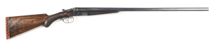 FABRIQUE NATIONALE SxS B.L.N.E. FIELD SHOTGUN: 12G; 2¾" chambers; 30" barrels, choked APP MOD & FULL; g. bores; tapered rib inscribed FABRIQUE NATIONALE D ARMES DE. GUERRE HERSTAL; plain boxlock action with border line engraving with top lever & manual sa