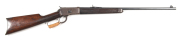 WINCHESTER MOD. 1892 HALF MAG L/A RIFLE: 25/20; 5 shot; 24" round barrel; vg bore; hood front & standard rear sights; SPORTCO 25/20 marking to breech; MODEL 1892 WINCHESTER TRADE MARK. REG. IN US PAT. OFF. to tang; f. profiles & g. markings; dark blue fin