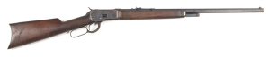 WINCHESTER MODEL 1892 TAKEDOWN L/A RIFLE: 32 WCF; 5 shot mag; 24" octagonal, shortened barrel; g bore; standard sights, 2 line Hartford address, Cal markings; MODEL 1892, Winchester Trade mark & Patt Office marks to tang; g. profiles & clear markings; thi