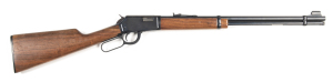 WINCHESTER MODEL 9422M L/A SPORTING RIFLE: 22 Magnum; 15 shot mag; 20" barrel; vg bore; standard sights, barrel address & Cal marking; sharp profiles & clear markings; retaining all original blue finish; vg stock with a few minor marks; gwo & exc cond. 