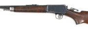 WINCHESTER MOD.63 S/A SPORTING RIFLE: 22LR; 10 shot mag; 20" round barrel; g. bore; standard sights & combination rear peep sight to the wrist; barrel marked WINCHESTER MODEL 63 22 LONG R SUPER SPEED & SUPER-X; 2 line NEW HAVEN address & Cal markings; g. - 2