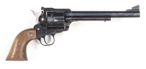 A. UBERTI COLT 1851 NAVY BRASS FRAMED PERCUSSION REVOLVER: 36 Cal; 6 shot  non fluted cylinder; 190mm (7½ ) octagonal barrel; vg. bore; standard  sights, address & markings; vg profiles & markings;