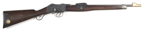 COLONIAL ISSUE MARTINI ENFIELD CAVALRY CARBINE MK.II: 303 Cal; 21” barrel; vg bore; standard front & rear sights; receiver marked rhs VR, ROYAL CYPHER, ENFIELD 1884 I.C.1. & lhs VR, ROYAL CYPHER, ENFIELD 1901 M.E. .303 C.C.II; fading original blue finish 