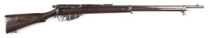 B.S.A. LE MKI* B/A QUEENSLAND GOVT ISSUE RIFLE: 303 Cal; 10 shot box mag; 20.3" barrel; f to g bore; standard bayonet stud, bolt dust cover & sights, including dial sight & rear lobbing sight; receiver ring marked ER ROYAL CYPHER B.S.A. Co 1902 LE 1*; QG 