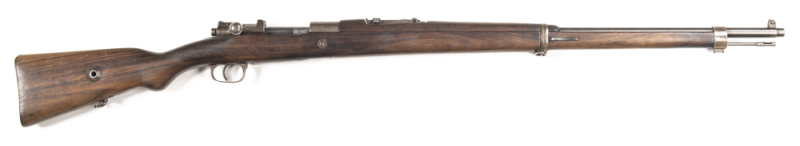 TURKISH MAUSER MOD GER 98 SERVICE RIFLE: 8x57 Cal; 5 shot mag; 28.25" barrel; g. bore; standard sights & fittings; Turkish crest, AS.FA ANKARA & 1935; g. profiles, clear markings; blue/grey patina to barrel, receiver & fittings; g. stock with minor marks;