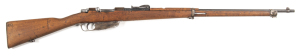 ITALIAN CARCANO MODEL 1891 INFANTRY LONG RIFLE: 6.5x52; 6 shot mag; 30.5" barrel; f to g bore with clear rifling; standard sights; TERNI to the breech; slight wear to profiles & markings; blue/black finish to barrel; grey to receiver & magazine housing; f