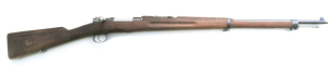 SWEDISH MAUSER MODEL 1896 B/A SERVICE RIFLE: 6.5x55mm; 5 shot; 28.5” barrel; g. bore standard sights; Swedish Crown CARL GUSTAFS STADS & dated 1905 to the breech; sharp profiles & clear markings; retaining 95% military blue/black finish to barrel, bands, 