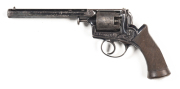 CASED DEANE ADAMS & DEANE MODEL 1851 PERCUSSION REVOLVER: 54 bore; 5 shot cylinder with London proofs; 165mm (6½”) octagonal barrel; g. bore; top strap inscribed DEANE ADAMS & DEANE 30 KING WILLIAM ST LONDON BRIDGE; borderline & foliate engraved frame wit - 2